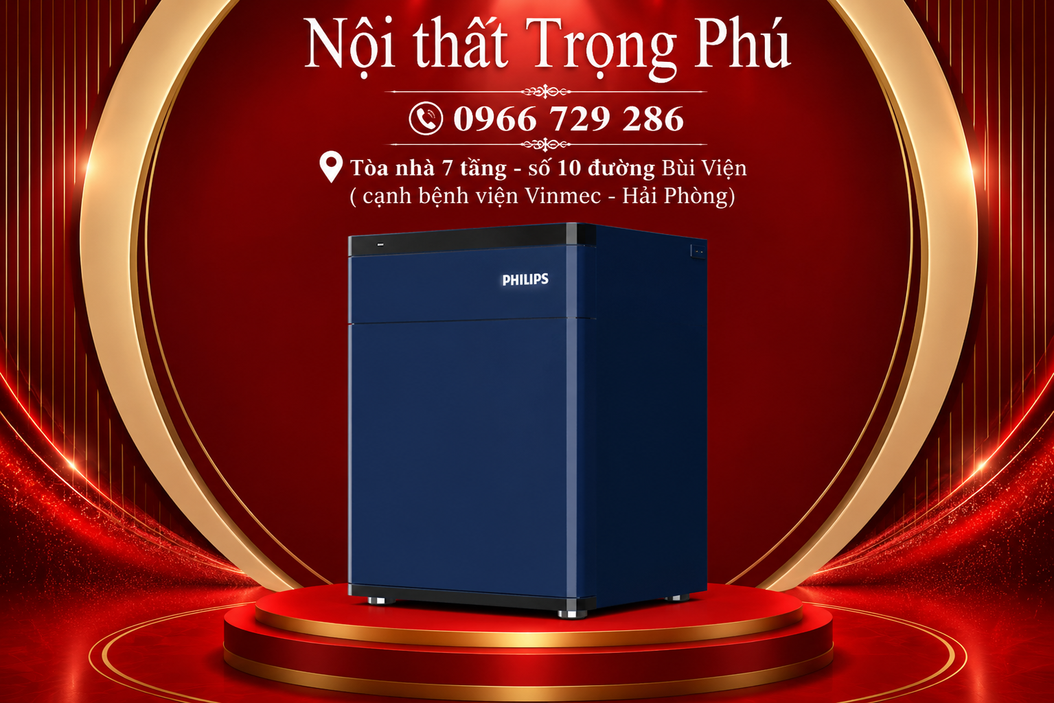KÉT SẮT ĐẦU GIƯỜNG PHILIPS SBX301
