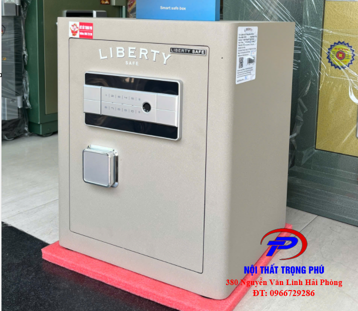 Két sắt thông minh Liberty LB50S kết nối điện thoại khóa vân tay nhập khẩu của Mỹ