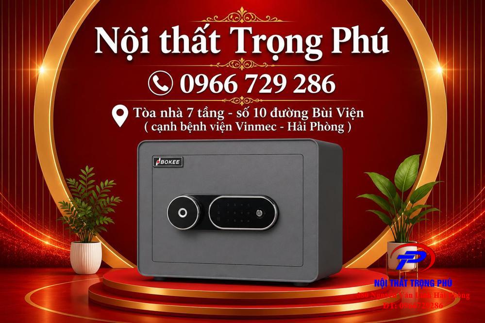 KÉT SẮT BOKEE BK-30VT PRO (XÁM XANH)