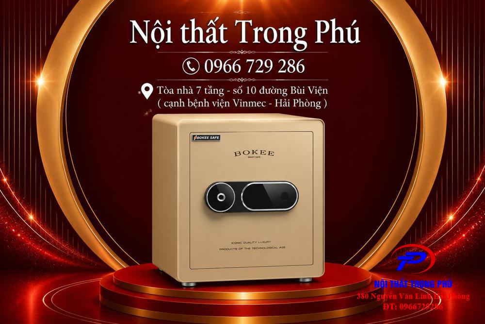 KÉT SẮT BOKEE BK-39VT PRO (VÀNG GOLD)