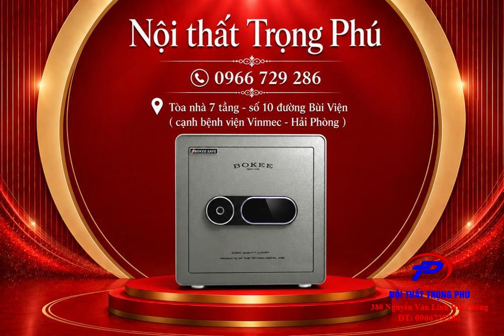KÉT SẮT BOKEE BK-39VT PRO (XÁM XANH)