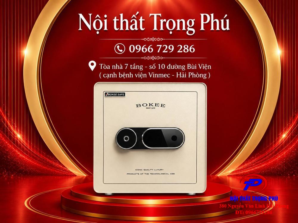 KÉT SẮT BOKEE BK-39VT PRO (TRẮNG KEM)