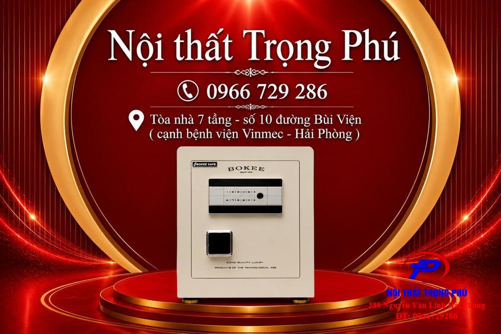KÉT BẠC BOKEE BK-45B (MÀU TRẮNG KEM)