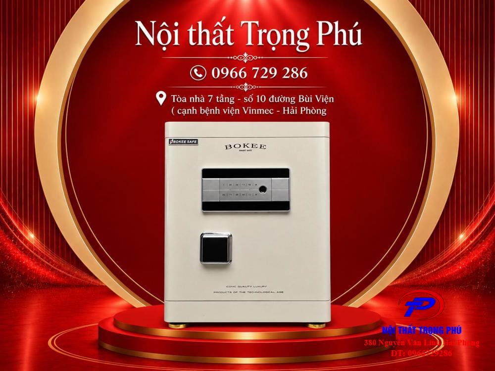 KÉT BẠC BOKEE BK-50C (MÀU TRẮNG KEM)