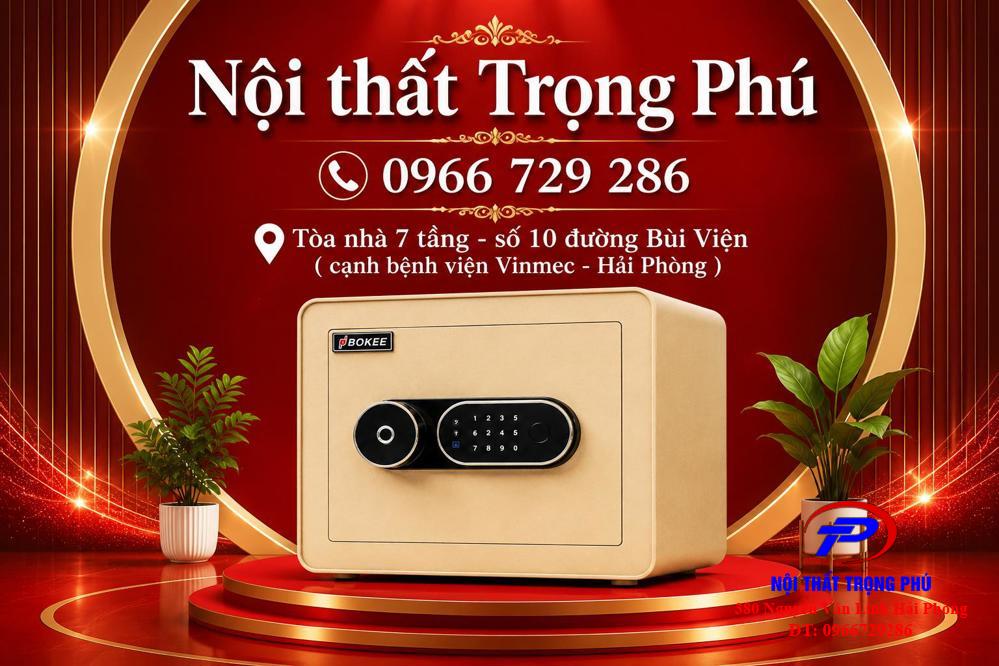 KÉT SẮT BOKEE BK-30VT PRO (VÀNG GOLD)