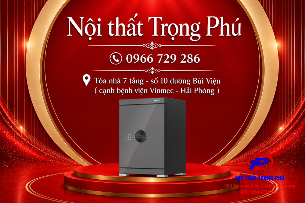 KÉT SẮT VÂN TAY PHILIPS SBX602-5CU