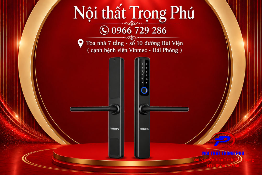 Tay Khóa Thông Minh Philips DDL608-5HWS