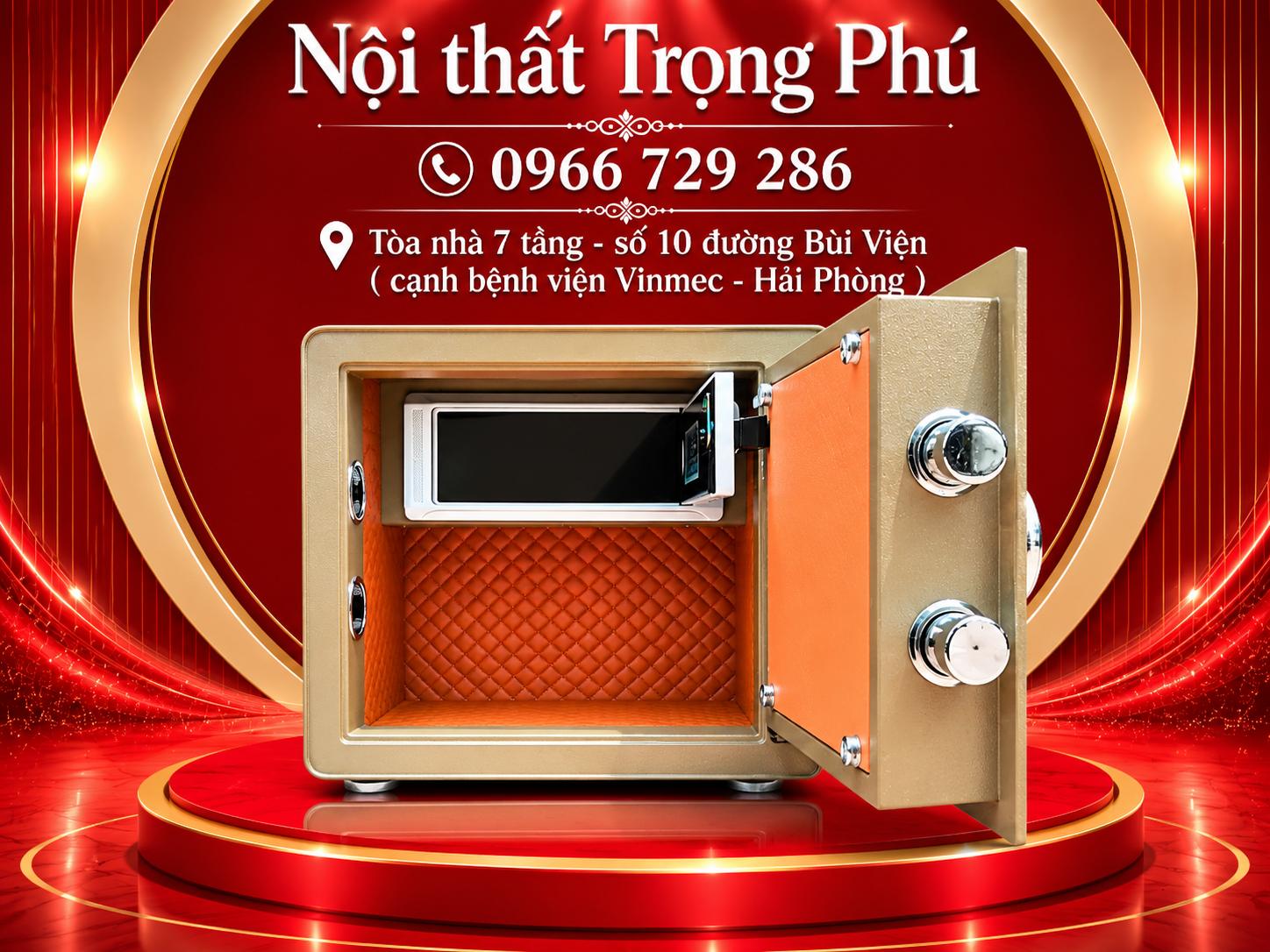 KÉT SẮT BOKEE BK-39VT PRO (VÀNG GOLD)