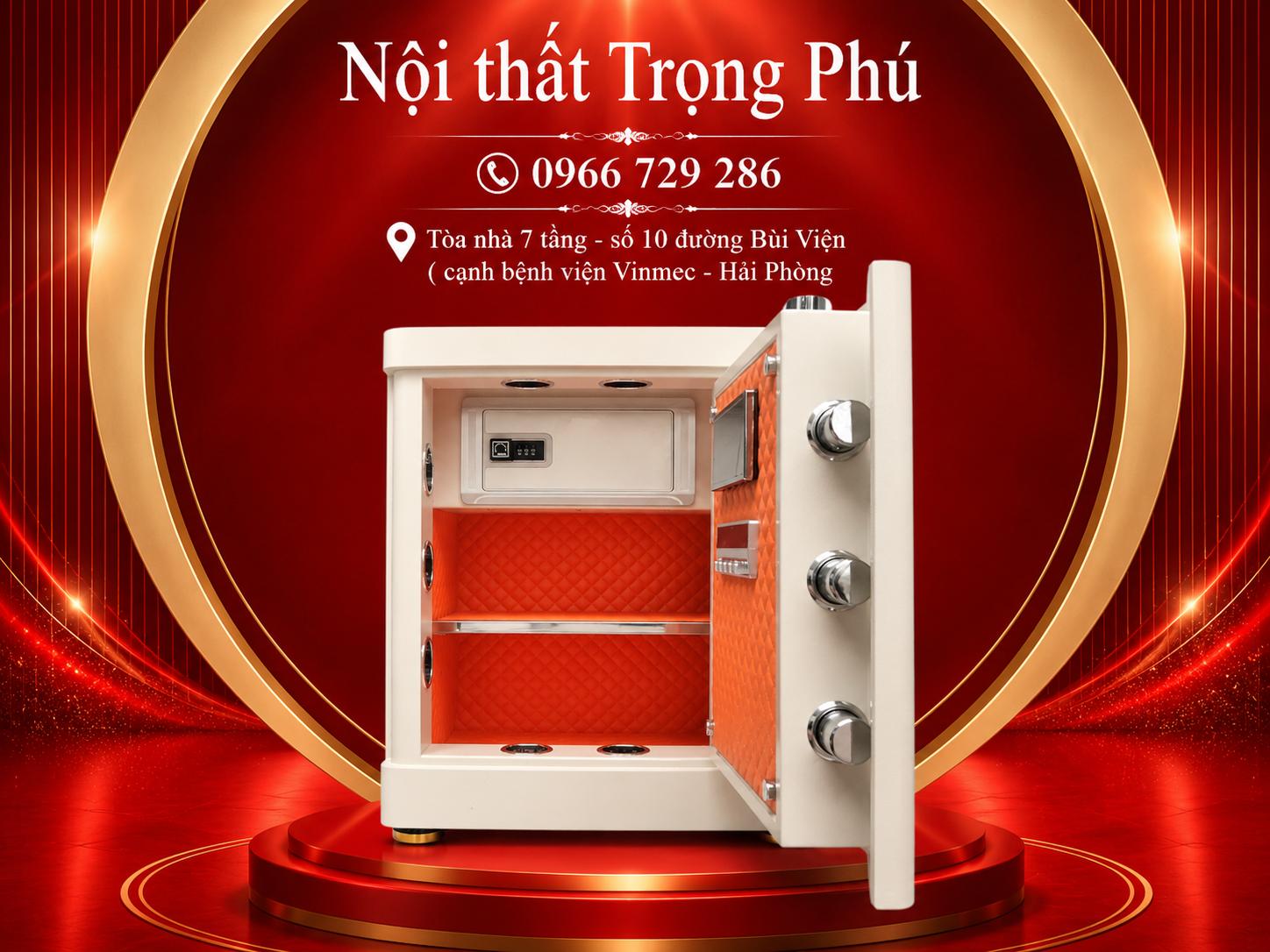KÉT BẠC BOKEE BK-50C (MÀU TRẮNG KEM)