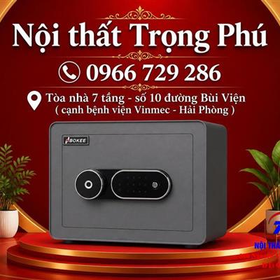 KÉT SẮT BOKEE BK-30VT PRO (XÁM XANH)