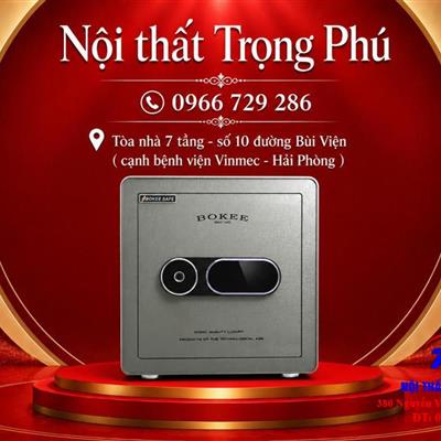 KÉT SẮT BOKEE BK-39VT PRO (XÁM XANH)