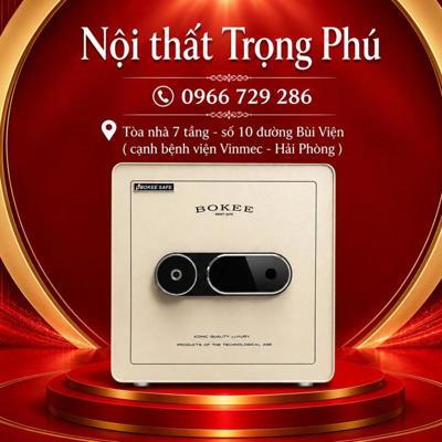 KÉT SẮT BOKEE BK-39VT PRO (TRẮNG KEM)