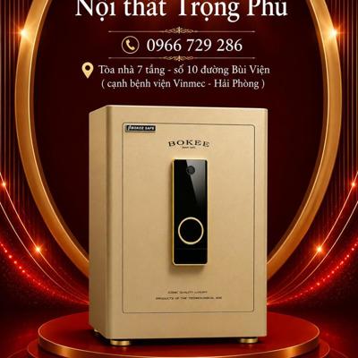 KÉT SẮT BOKEE BK-55A (TRẮNG KEM)