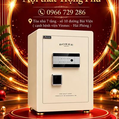 KÉT BẠC BOKEE BK-60B (MÀU TRẮNG KEM)